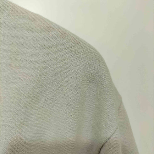 80-90S USA製 ONEITAボディ シングルステッチ フロント 国旗プリント クルーネック S/S Tシャツ メンズ import:L