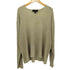 バナナリパブリック BANANA REPUBLIC 90-00S シルク Vネック プルオーバー L/S ニット メンズ import:L