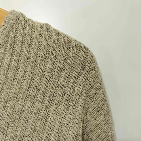バナナリパブリック BANANA REPUBLIC 90-00S シルク Vネック プルオーバー L/S ニット メンズ import:L