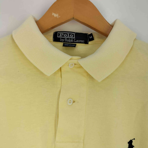 ポロバイラルフローレン Polo by RALPH LAUREN USA製 ポニー刺繍 ポロシャツ メンズ import:M