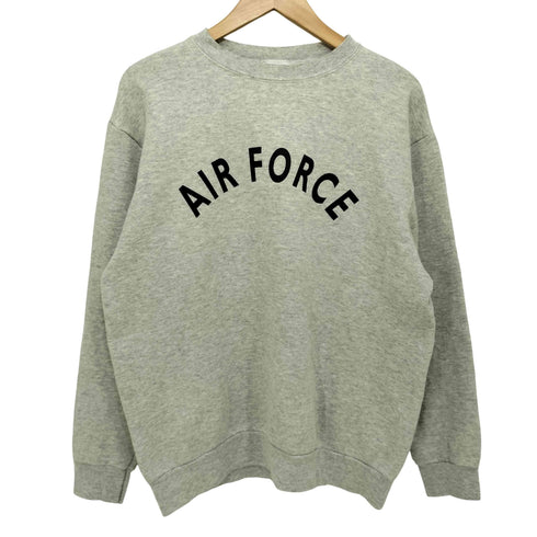 AIR FORCE アーチプリント プルオーバー クルーネック スウェット メンズ