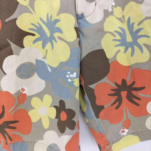 ステューシー Stussy 90-2000s OLD USA製 花柄 ハイビスカス ショーツ ハーフパンツ メンズ 30