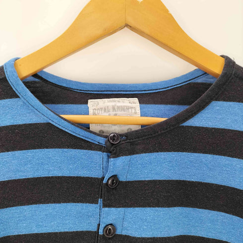 ROYAL KNIGHTS & CO ボーダーヘンリーネックカットソー メンズ JPN:M