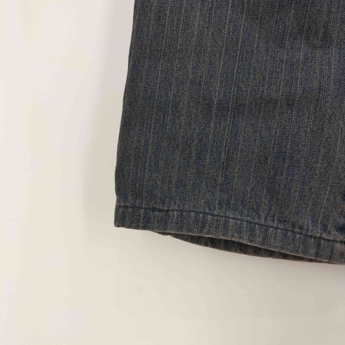 ビリドゥーエ BIGLIDUE ストライプ ジップフライ デニム パンツ メンズ 48