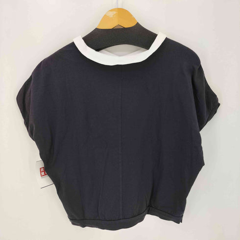ミズイロインド mizuiro ind 22SS ショートレギュラーカラー ショートスリーブ Tシャツ レディース