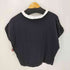 ミズイロインド mizuiro ind 22SS ショートレギュラーカラー ショートスリーブ Tシャツ レディース