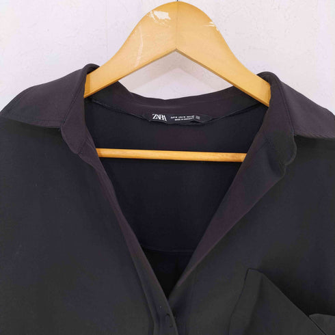 ザラ ZARA オーバーシャツ レディース import:M