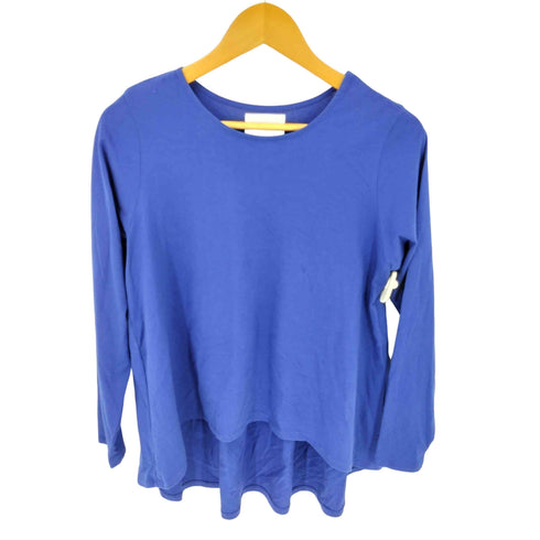 ミディウミソリッド MIDIUMISOLID バックプリーツ L/S Tシャツ レディース