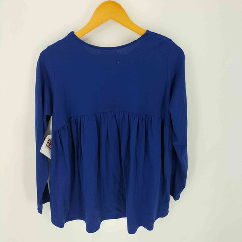 ミディウミソリッド MIDIUMISOLID バックプリーツ L/S Tシャツ レディース