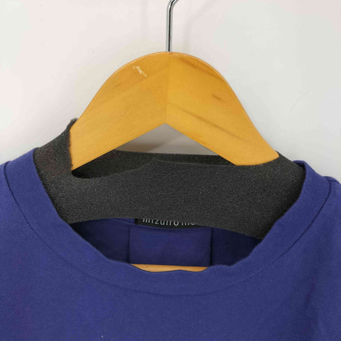ミズイロインド mizuiro ind 無地 S/S クルーネック Tシャツ レディース