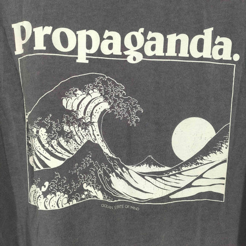 GHANDA 両面プリント 半袖Tシャツ カットソー メンズ M