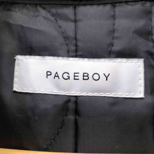 ページボーイ PAGEBOY ナイロン フーデッド コート レディース FREE