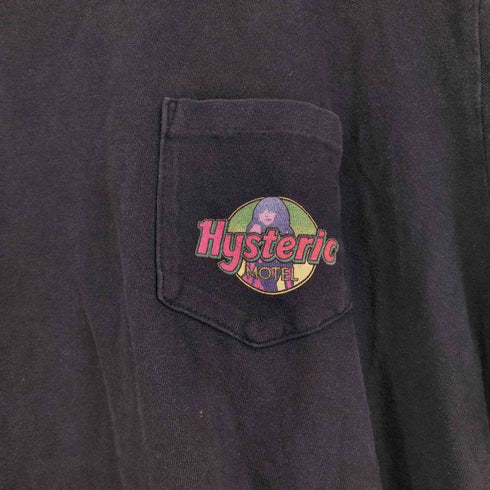 ヒステリックグラマー HYSTERIC GLAMOUR 90S バックプリント S/S ポケット Tシャツ メンズ JPN:L