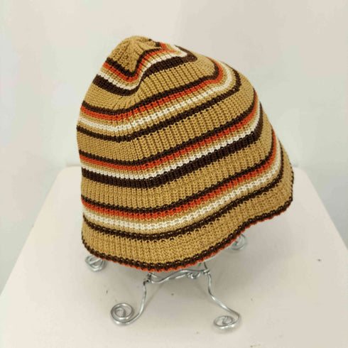 ラカル RACAL Multi Border Knit Hat メンズ FREE