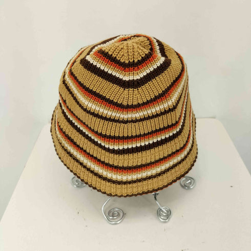 ラカル RACAL Multi Border Knit Hat メンズ FREE