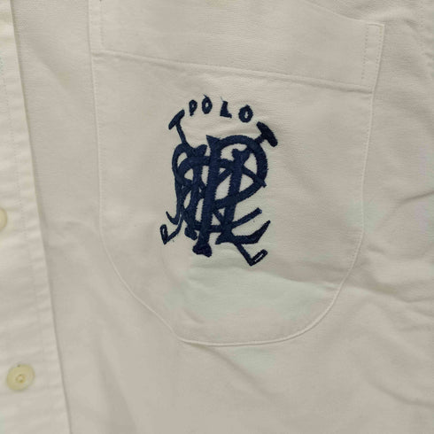 ポロバイラルフローレン Polo by RALPH LAUREN ATHLETIC OXFORD マチ付き 袖プリーツ オックスフォード長袖シャツ メンズ import:S