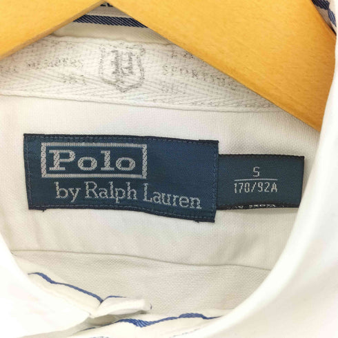 ポロバイラルフローレン Polo by RALPH LAUREN ATHLETIC OXFORD マチ付き 袖プリーツ オックスフォード長袖シャツ メンズ import:S