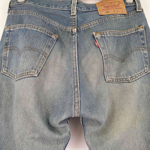 リーバイス Levis 90S 96年製造 米国製 501 裏ボタン刻印501 ボタンフライデニムパンツ メンズ 29×32