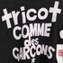 トリココムデギャルソン tricot COMME des GARCONS 02aw archive フロントロゴプリント ニットソー レディース