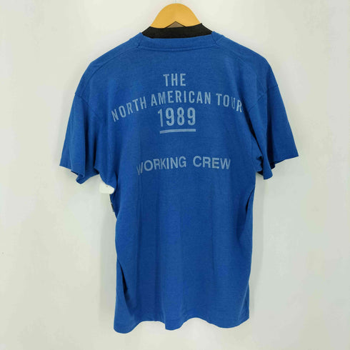 80s ©︎1989 STEEL WHEELS Tシャツ メンズ