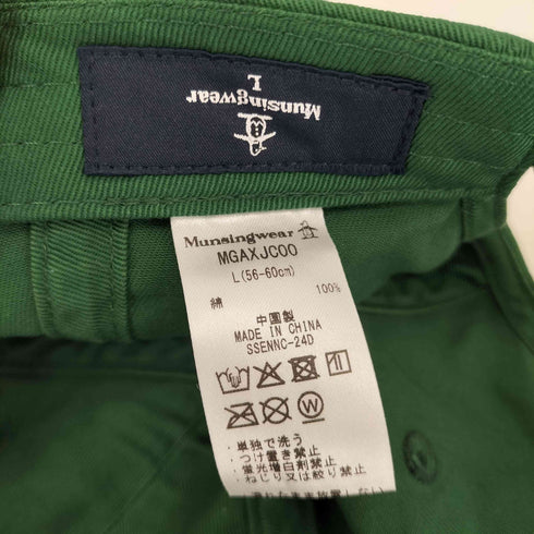 マンシングウェア Munsingwear ワンポイント刺繍 6パネルキャップ メンズ L