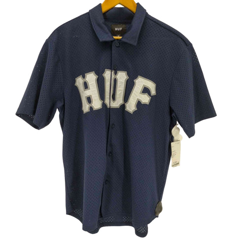 ハフ HUF ARCH MESH BUTTON UP メンズ JPN:M