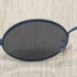 メタルフレームオーバルサングラス メンズ