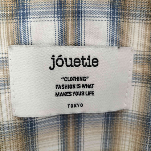 ジュエティ jouetie 22SS BIGリボンタイ ハーフ スリーブ ブラウス レディース JPN:M