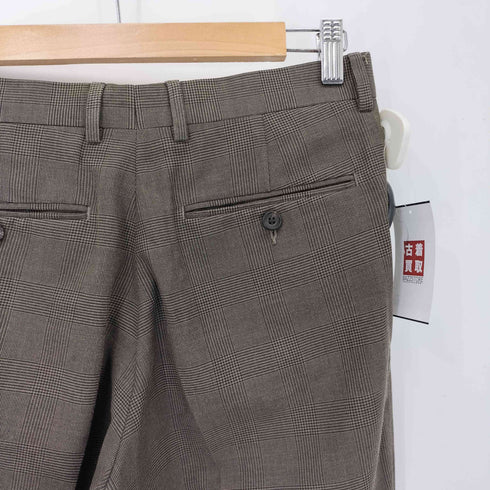 ラルフローレン RALPH LAUREN 大文字タグ グレンチェック 2タックスラックス メンズ