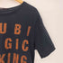 スビ KSUBI ひび割れ加工 プリント インサイドアウト 袖ロール S/S クルーネック Tシャツ メンズ