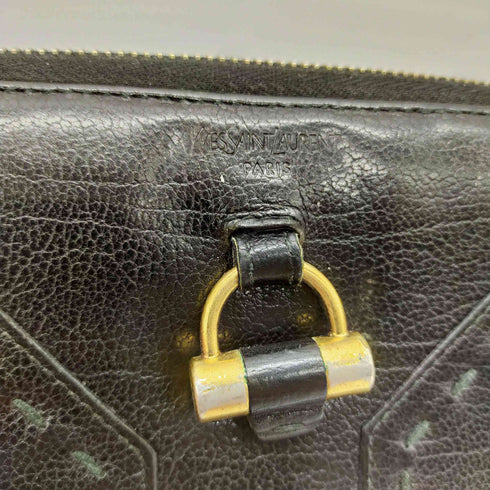 イヴサンローラン Yves Saint Laurent イタリア製 MUSE Long Wallet レザー 財布 レディース