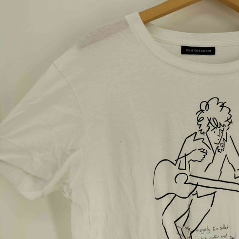 ダイエットブッチャースリムスキン DIET BUTCHER SLIM SKIN 17SS Flower bullet フラワー バレット プリント Tシャツ メンズ JPN:3