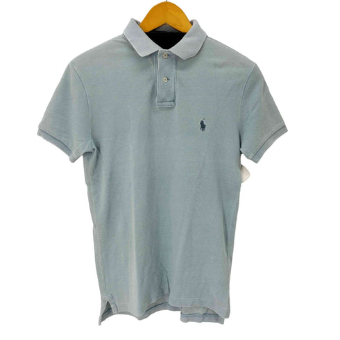 ポロラルフローレン POLO RALPH LAUREN CUSTOM SLIM FIT ポニー刺繍 S/S シャツ レディース import:XS