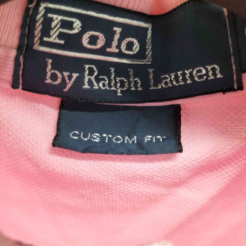 ポロバイラルフローレン Polo by RALPH LAUREN CUSTOM FIT ポニー刺繍 S/S シャツ レディース import:XS