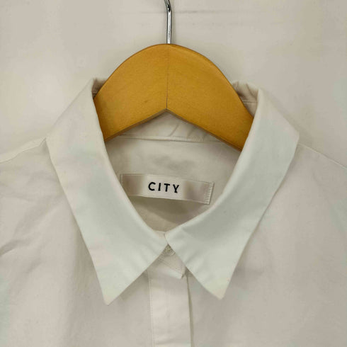 シティー CITY タックスリーブクロップドシャツ レディース FREE