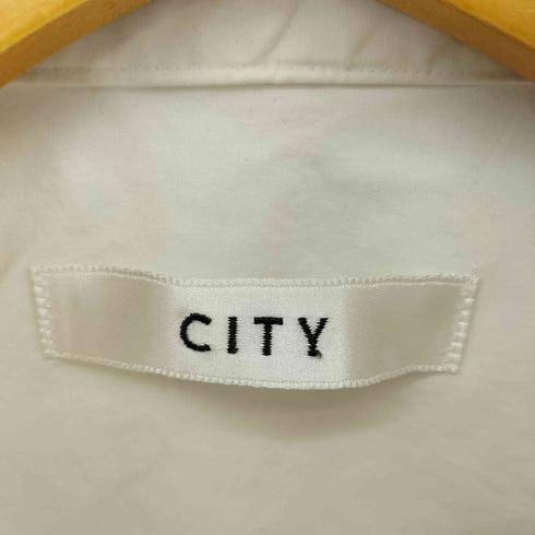 シティー CITY タックスリーブクロップドシャツ レディース FREE