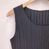 プリーツプリーズイッセイミヤケ PLEATS PLEASE ISSEY MIYAKE 08AW Shadow Pleats Dress 消しプリーツ 切替 ノースリーブチュニック レディース JPN:3