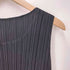 プリーツプリーズイッセイミヤケ PLEATS PLEASE ISSEY MIYAKE 08AW Shadow Pleats Dress 消しプリーツ 切替 ノースリーブチュニック レディース JPN:3