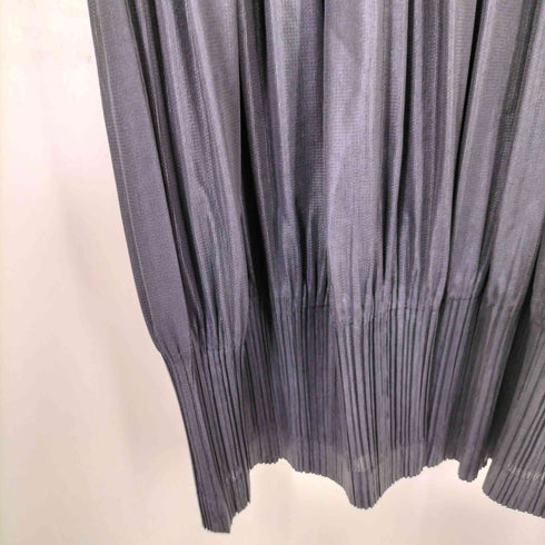 プリーツプリーズイッセイミヤケ PLEATS PLEASE ISSEY MIYAKE 08AW Shadow Pleats Dress 消しプリーツ 切替 ノースリーブチュニック レディース JPN:3