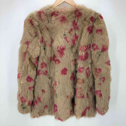 レイビームス Ray BEAMS ラビットファー プリントコート レディース JPN:1