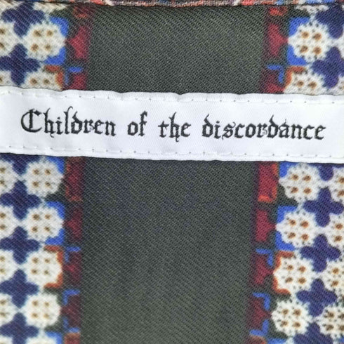 チルドレンオブザディスコーダンス Children of the discordance PERSONAL DATA PRINT SHORT SLEEVE SHIRT メンズ