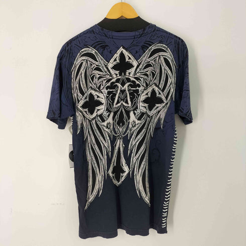 AFFLICTION S/S デザインプリントクルーネックTシャツ メンズ