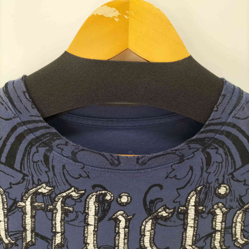 AFFLICTION S/S デザインプリントクルーネックTシャツ メンズ