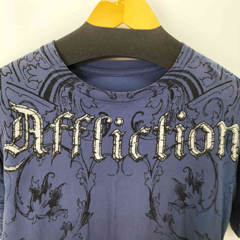 AFFLICTION S/S デザインプリントクルーネックTシャツ メンズ