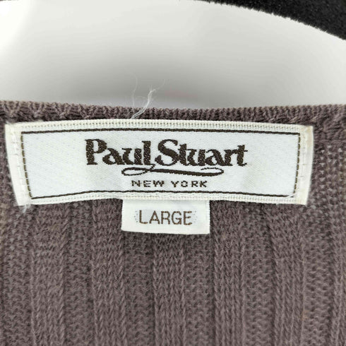 ポールスチュアート Paul Stuart リネン コットン リブ カーディガン レディース import:L