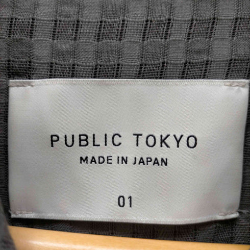 パブリックトウキョウ PUBLIC TOKYO レースオーバーシャツ メンズ 01