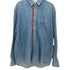 トミージーンズ tommy jeans テープロゴ デニムシャツ メンズ import:XL