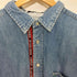 トミージーンズ tommy jeans テープロゴ デニムシャツ メンズ import:XL