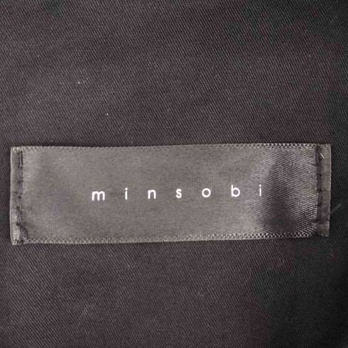ミンソビ minsobi 裾ドローコード シャツ メンズ