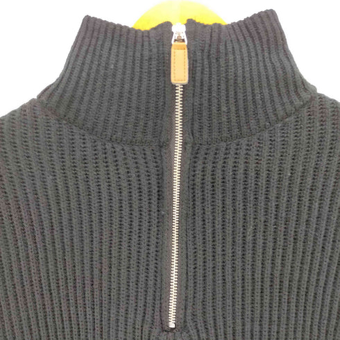 フリークスストア FREAKS STORE ビッグシルエット 畦編み ハーフジップ ニットベスト メンズ import:L